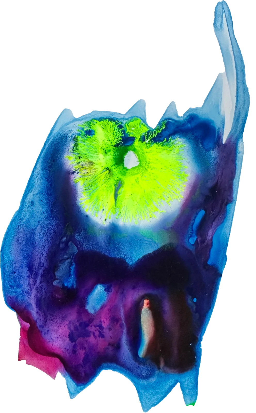 The painted mark for Bing