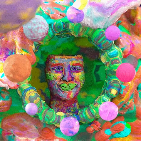 Sketch 04, 3D animation art — metaverse figure